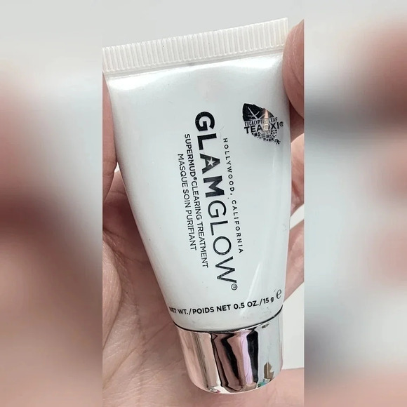 GlamGlow Supermud Clearing Treatment Mask 0.5oz/15g ~Travel Sample Size SEALED - Picture 2 of 4